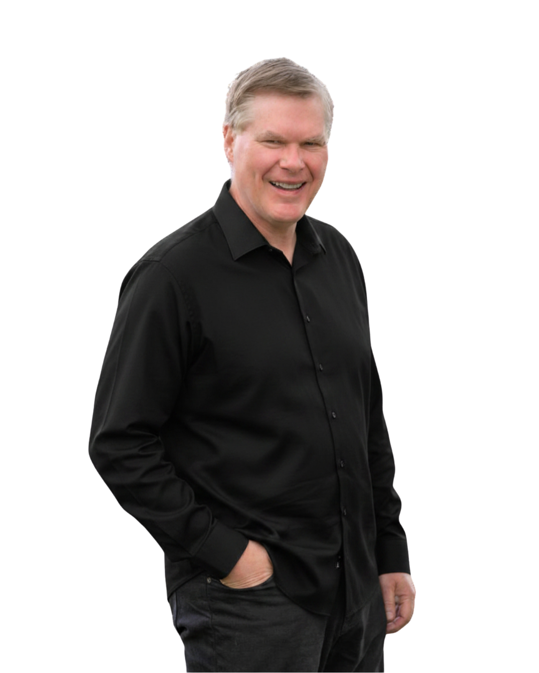 Winston Black Shirt No Background
